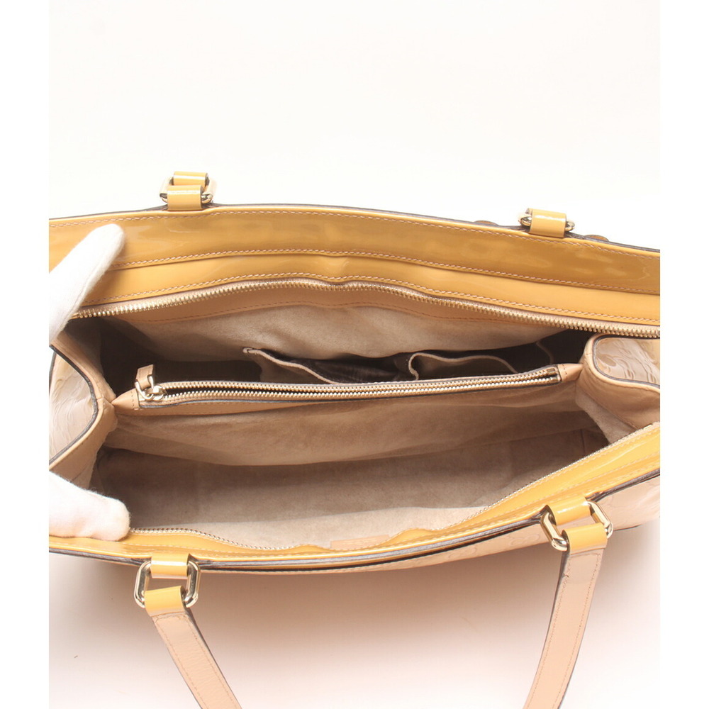Gucci Guccissima Patent Leather Mayfair Handbag beige yellow - Picture 3 of 6